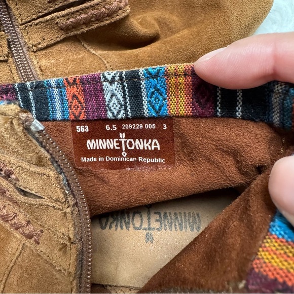 Minnetonka Dixon Narrow Boots Suze 6.5 - Picture 4 of 11